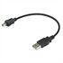 Ziotek 1ft. USB Shortys(tm) Cable Type A Male to Mini 5-Pin Male ZT1311509