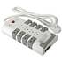 Ziotek 12 Outlet Pivoting Power Surge Block with Flat Plug ZT1120184