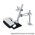 Ziotek Adjustable LCD Keyboard Combo Mount,  Desk Clamp ZT1110243