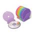 Ziotek Clamshell CD Protective Case 25 Pack with Rack ZT1340147