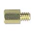 Ziotek Brass Stud Coarse Thread 6 Pack ZT1610505